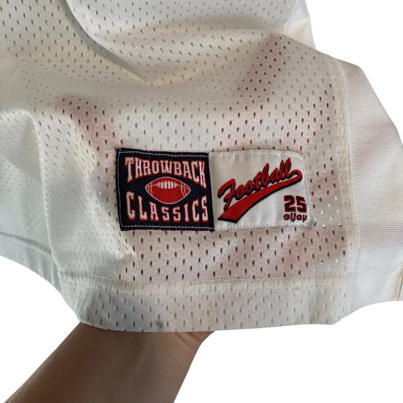 Y2K Eljay #25 Blue White Throwback NFL Jersey Sz 2XLT Oversize Football All Pro - Picture 6 of 15